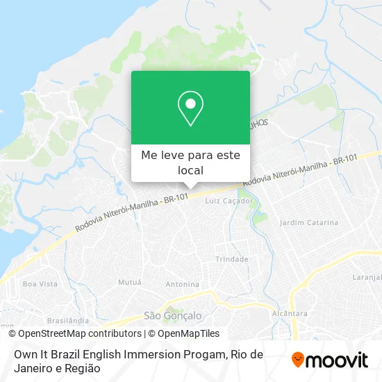 Own It Brazil English Immersion Progam mapa