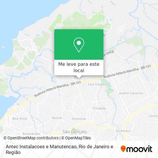 Antec Instalacoes e Manutencao mapa