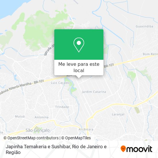 Japinha Temakeria e Sushibar mapa