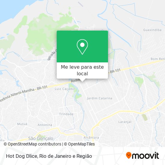 Hot Dog Dlice mapa