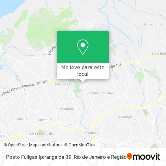 Posto Fullgas Ipiranga da 39 mapa