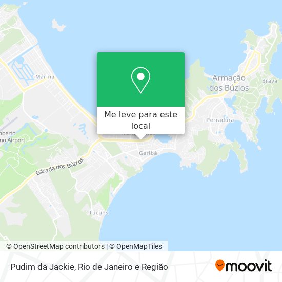 Pudim da Jackie mapa