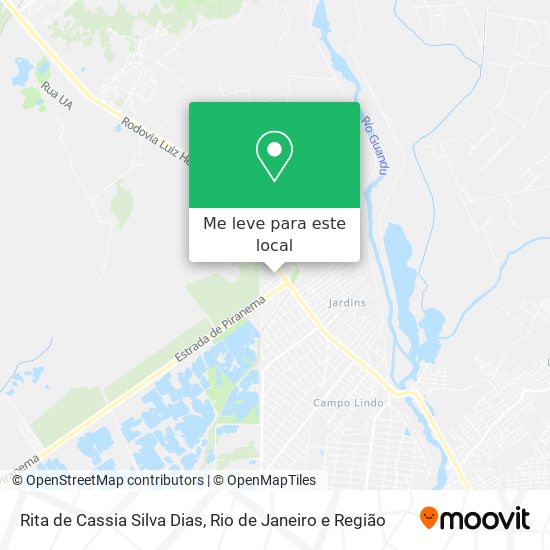 Rita de Cassia Silva Dias mapa