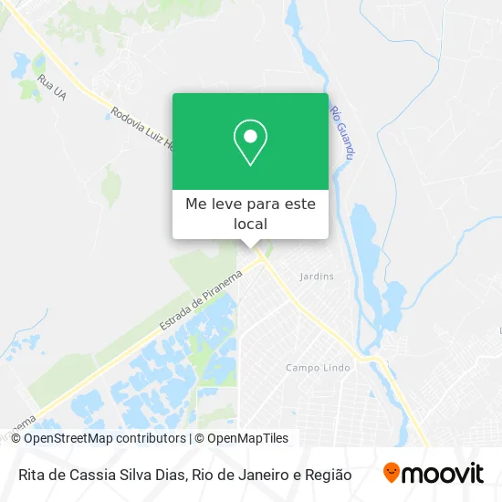 Rita de Cassia Silva Dias mapa