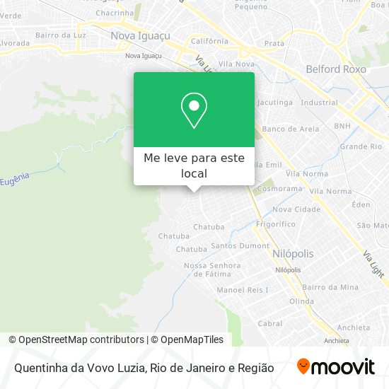 Quentinha da Vovo Luzia mapa