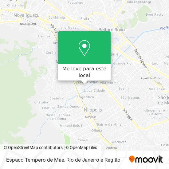 Espaco Tempero de Mae mapa