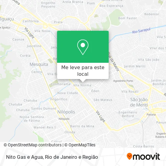 Nito Gas e Agua mapa