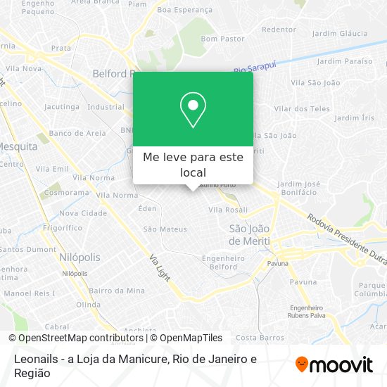 Leonails - a Loja da Manicure mapa