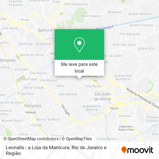 Leonails - a Loja da Manicure mapa
