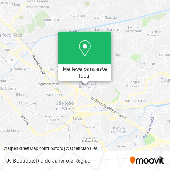 Js Boutique mapa
