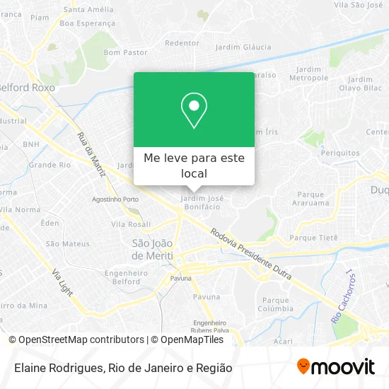 Elaine Rodrigues mapa
