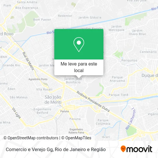 Comercio e Verejo Gg mapa