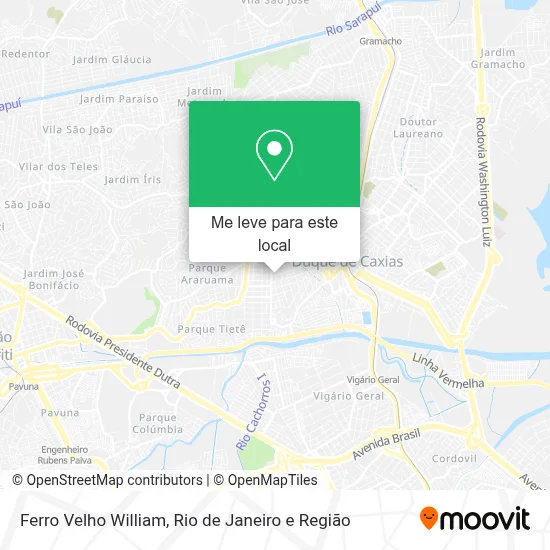 Ferro Velho William mapa
