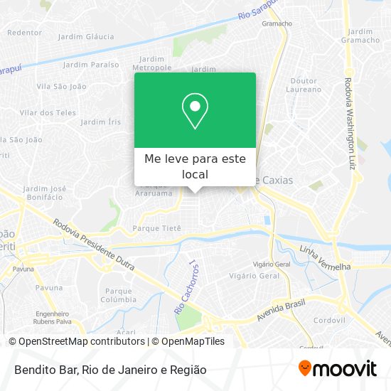 Bendito Bar mapa