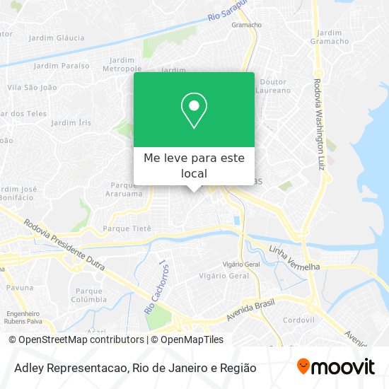 Adley Representacao mapa