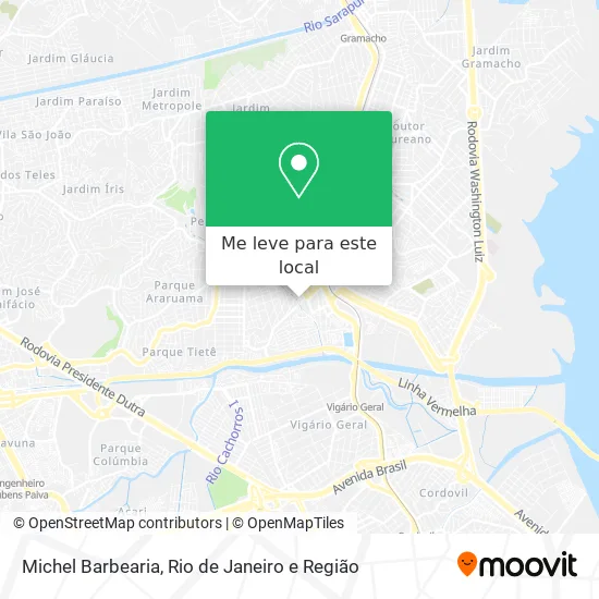 Michel Barbearia mapa