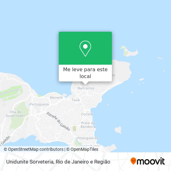 Unidunite Sorveteria mapa