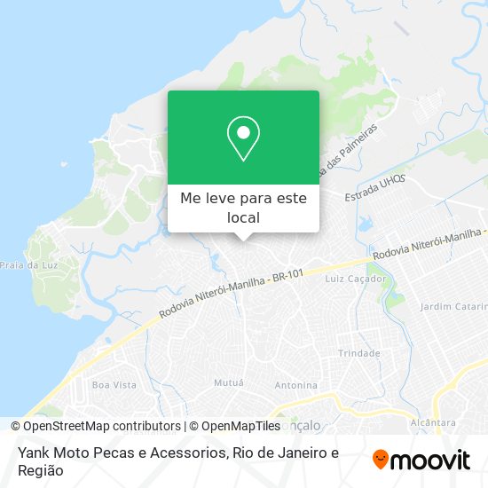 Yank Moto Pecas e Acessorios mapa