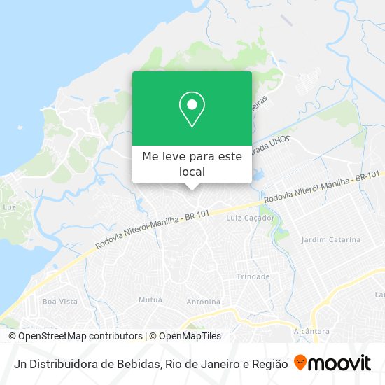 Jn Distribuidora de Bebidas mapa