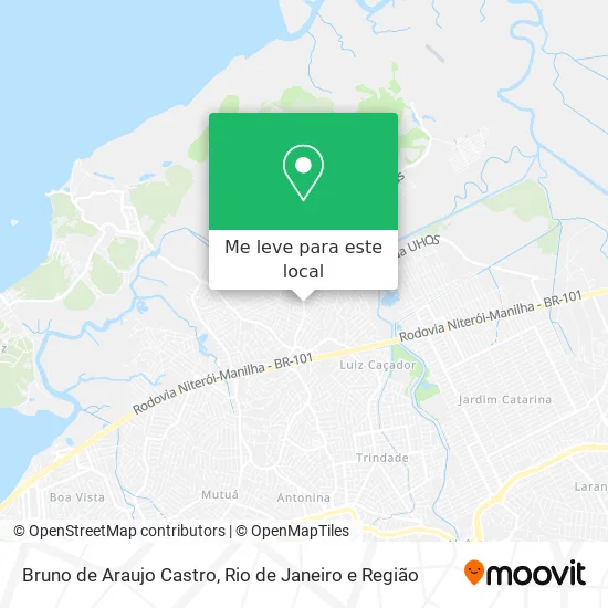 Bruno de Araujo Castro mapa
