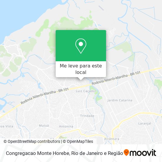 Congregacao Monte Horebe mapa