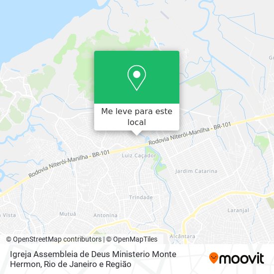 Igreja Assembleia de Deus Ministerio Monte Hermon mapa