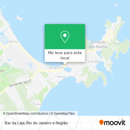 Bar da Laje mapa