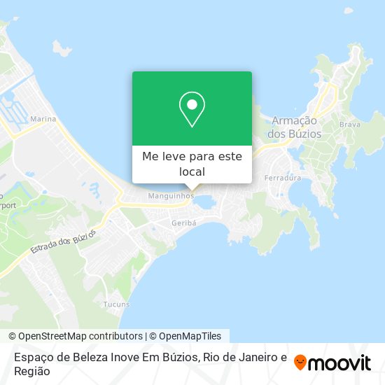 Espaço de Beleza Inove Em Búzios mapa