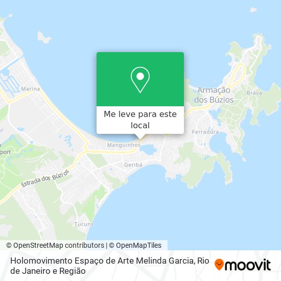 Holomovimento Espaço de Arte Melinda Garcia mapa