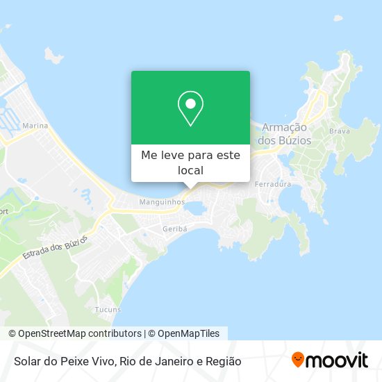 Solar do Peixe Vivo mapa