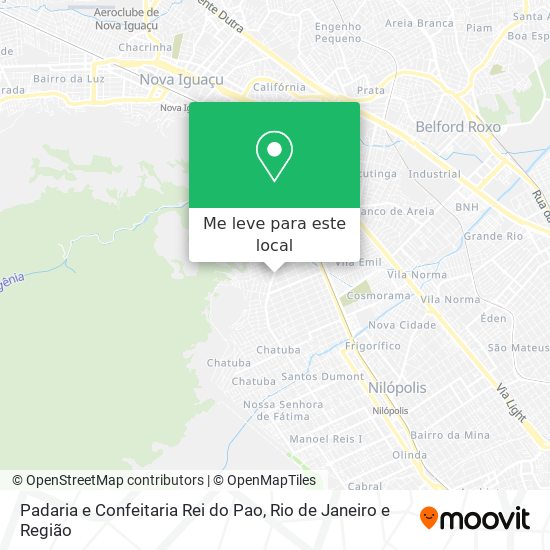 Padaria e Confeitaria Rei do Pao mapa