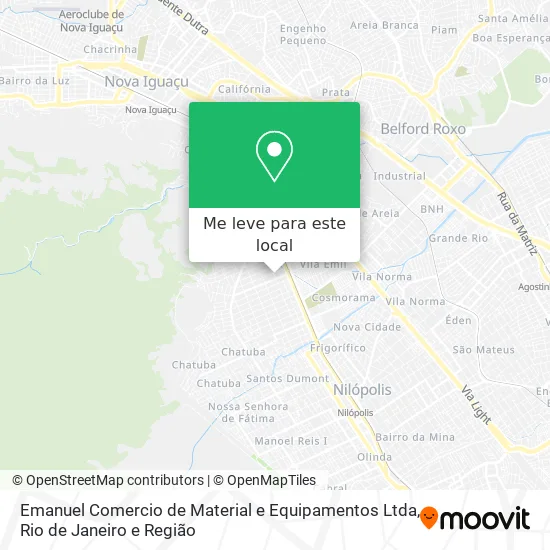 Emanuel Comercio de Material e Equipamentos Ltda mapa