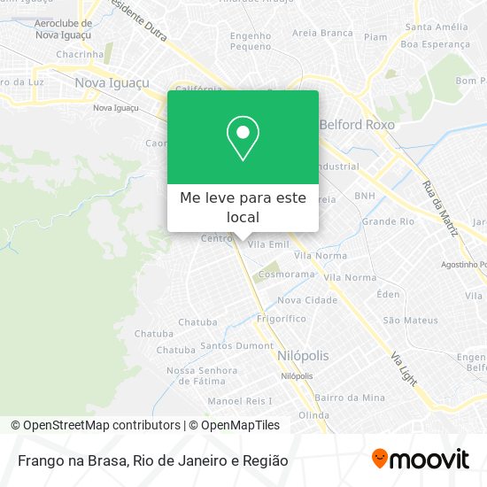 Frango na Brasa mapa