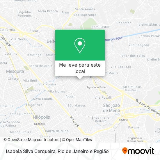 Isabela Silva Cerqueira mapa