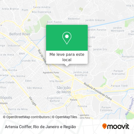 Artenia Coiffer mapa