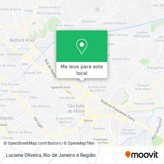 Luciene Oliveira mapa