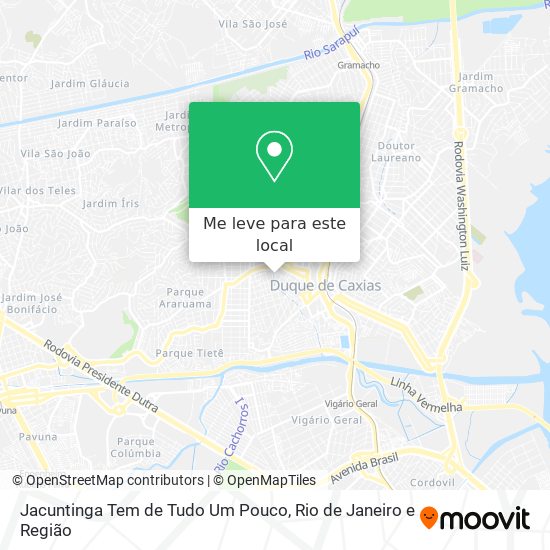 Jacuntinga Tem de Tudo Um Pouco mapa