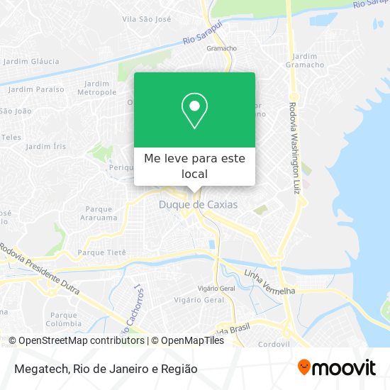 Megatech mapa