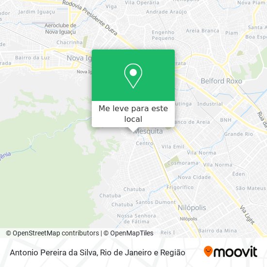 Antonio Pereira da Silva mapa