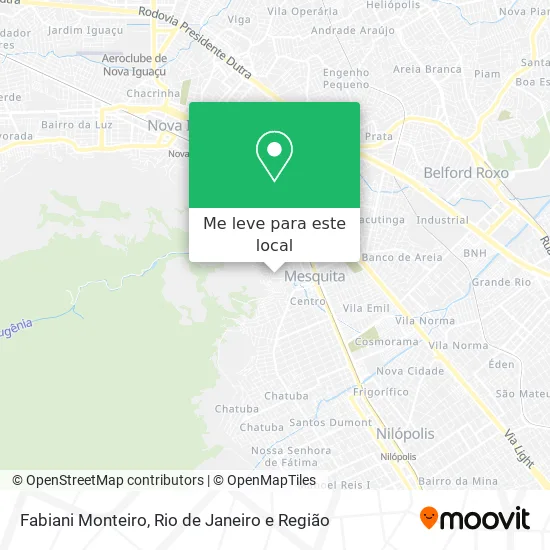 Fabiani Monteiro mapa