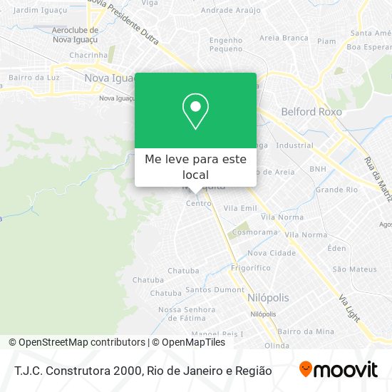 T.J.C. Construtora 2000 mapa