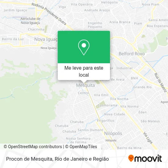 Procon de Mesquita mapa