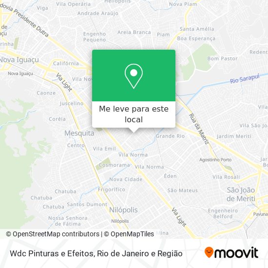 Wdc Pinturas e Efeitos mapa