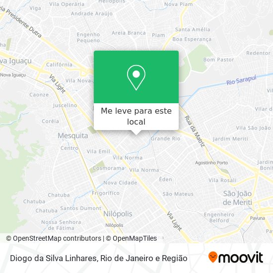 Diogo da Silva Linhares mapa