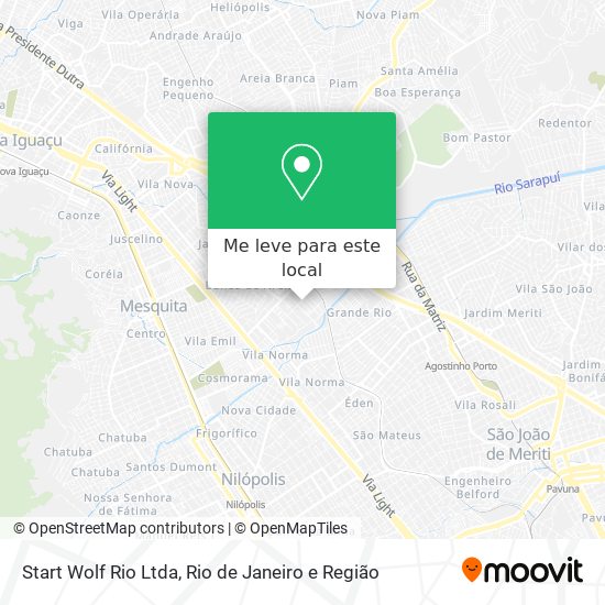 Start Wolf Rio Ltda mapa