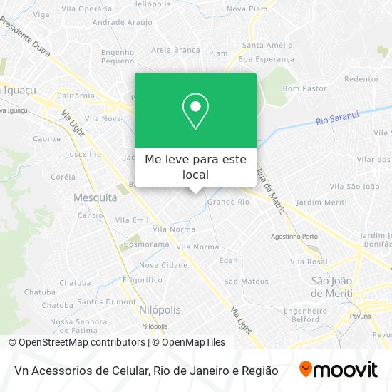 Vn Acessorios de Celular mapa