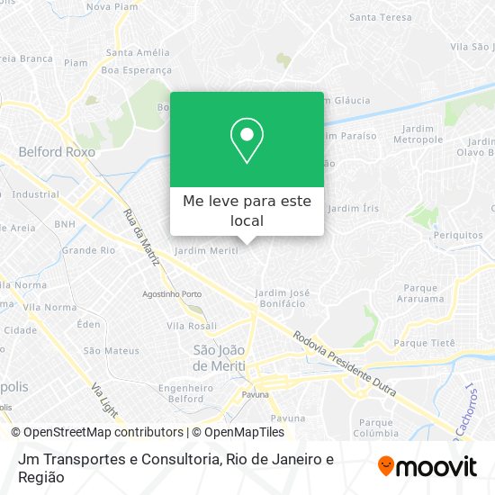 Jm Transportes e Consultoria mapa