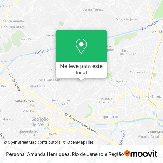 Personal Amanda Henriques mapa