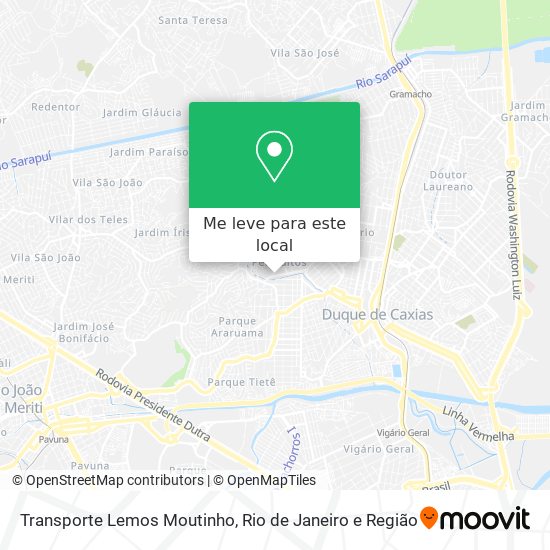 Transporte Lemos Moutinho mapa