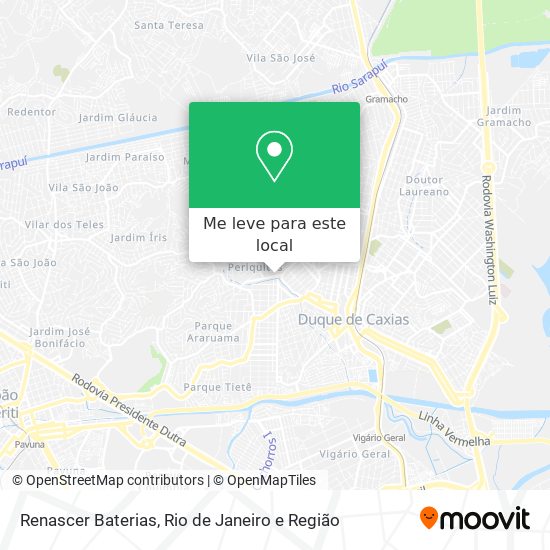 Renascer Baterias mapa